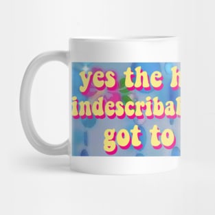 The Horrors Are Indescribable Bumper Sticker Mug